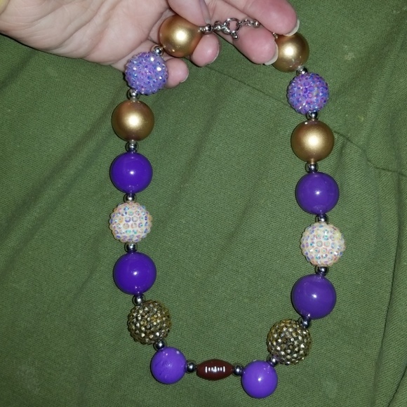 GIRLS BUBBLEGUM NECKLACE - Picture 5 of 6